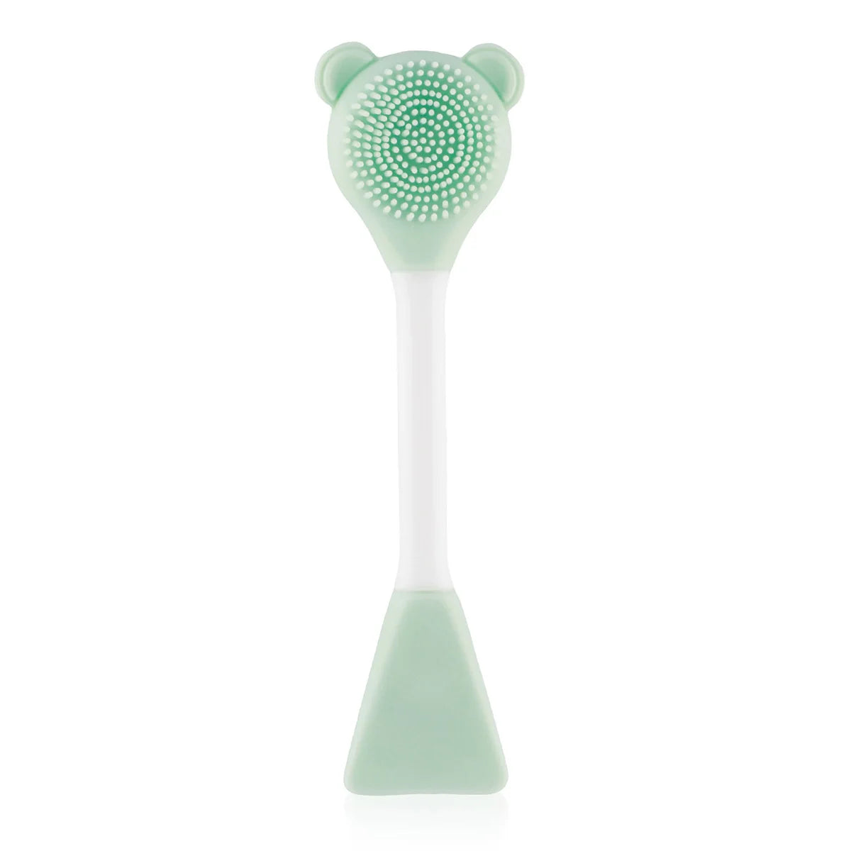 Brosse visage en silicone double tête (forme ourson)